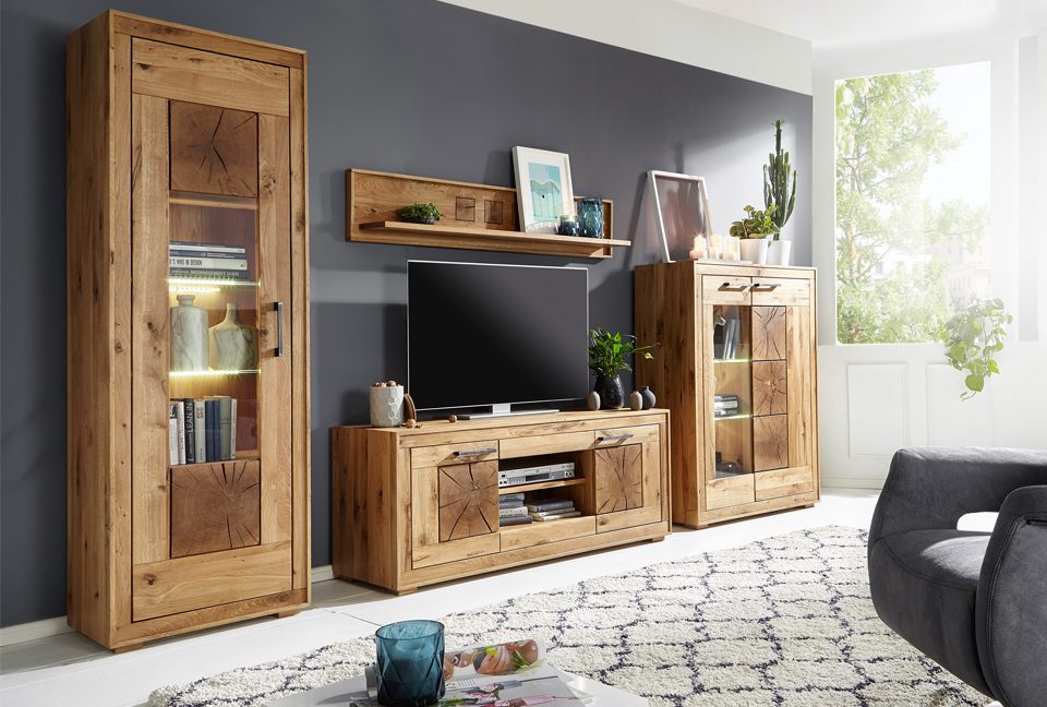 salon en bois massif